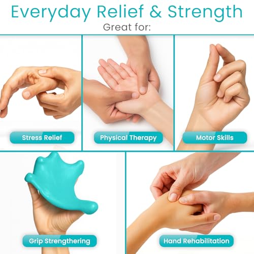Vive Therapy Putty, Occupational Hand Tools (2 Pack) - Sensory Stress Relief - for Physical Exercise, Finger Pain, Grip Strength, Rehab, Arthritis, Adults, Forearms, Fidgeting, Motor Skills - Thumbnail 4
