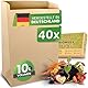 NATURALEAF® Biomüllbeutel 10L | 40 Stück | Bio Müllbeutel mit optimaler Stärke & Haltbarkeit | Kompostierbare Müllbeutel - die nachhaltige Entsorgungslösung für Gastronomie & Haushalt