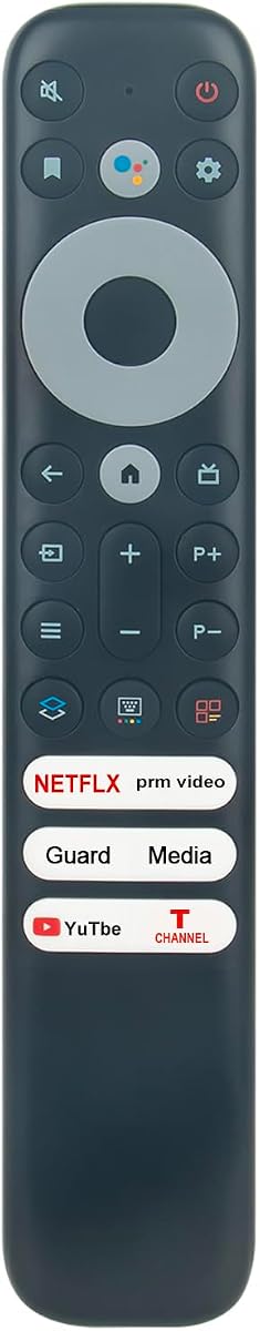 ARC902V FMRH Replace Voice Remote Control Fit for TCL/Android 8K TV | 65X925 49S6510FS 40S330 32S330 43S434 50S434 55S434 ARC902V-FMR1