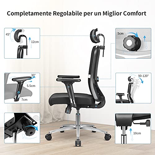 Meccanismo Inclinazione E Rotazione Per Sedia Da Ufficio, Base In Ferro Resistente, Ricambio Universale Per Sedie Da Gioco E Bar, Dimensioni 178x227 Mm - 3