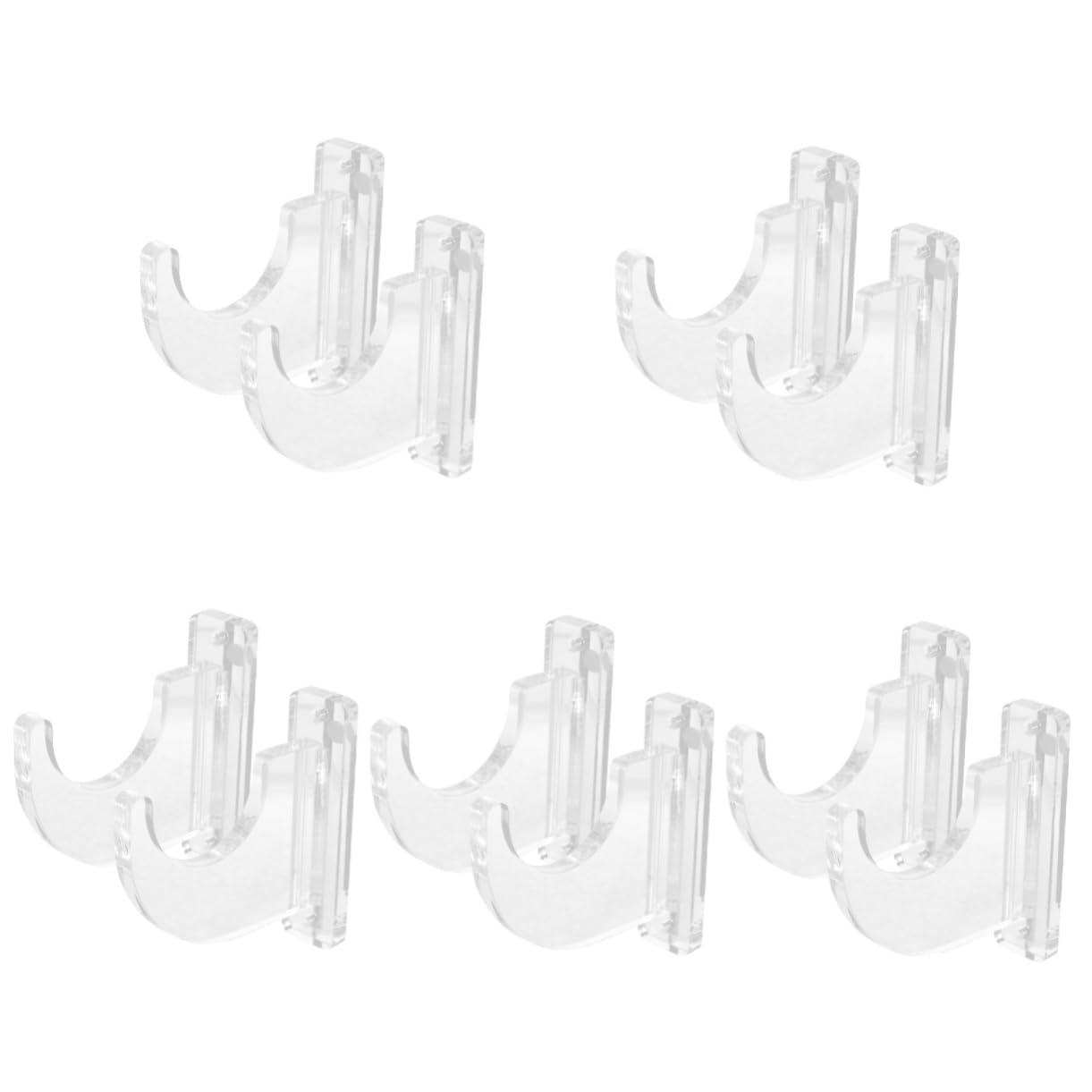 SUPVOX 10pezzi Supporti Da Muro Per Chitarra Ganci Di Esposizione Per Strumenti Musicali e Skateboard Montaggio Facile e Design Elegante Per Risparmio Spazio