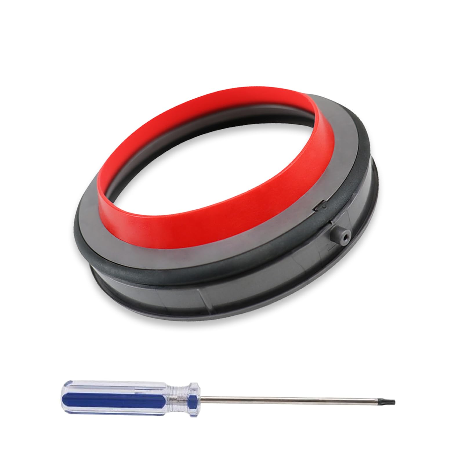 Labyrinxel V10 Dust Bin Sealing Ring Replacement Kit with T8 Tool, Vacuum Cleaner Accessories Bucket Cup Ring for V10 SV12 Series, Easy Fit Part for Home Cleaning Repair Use