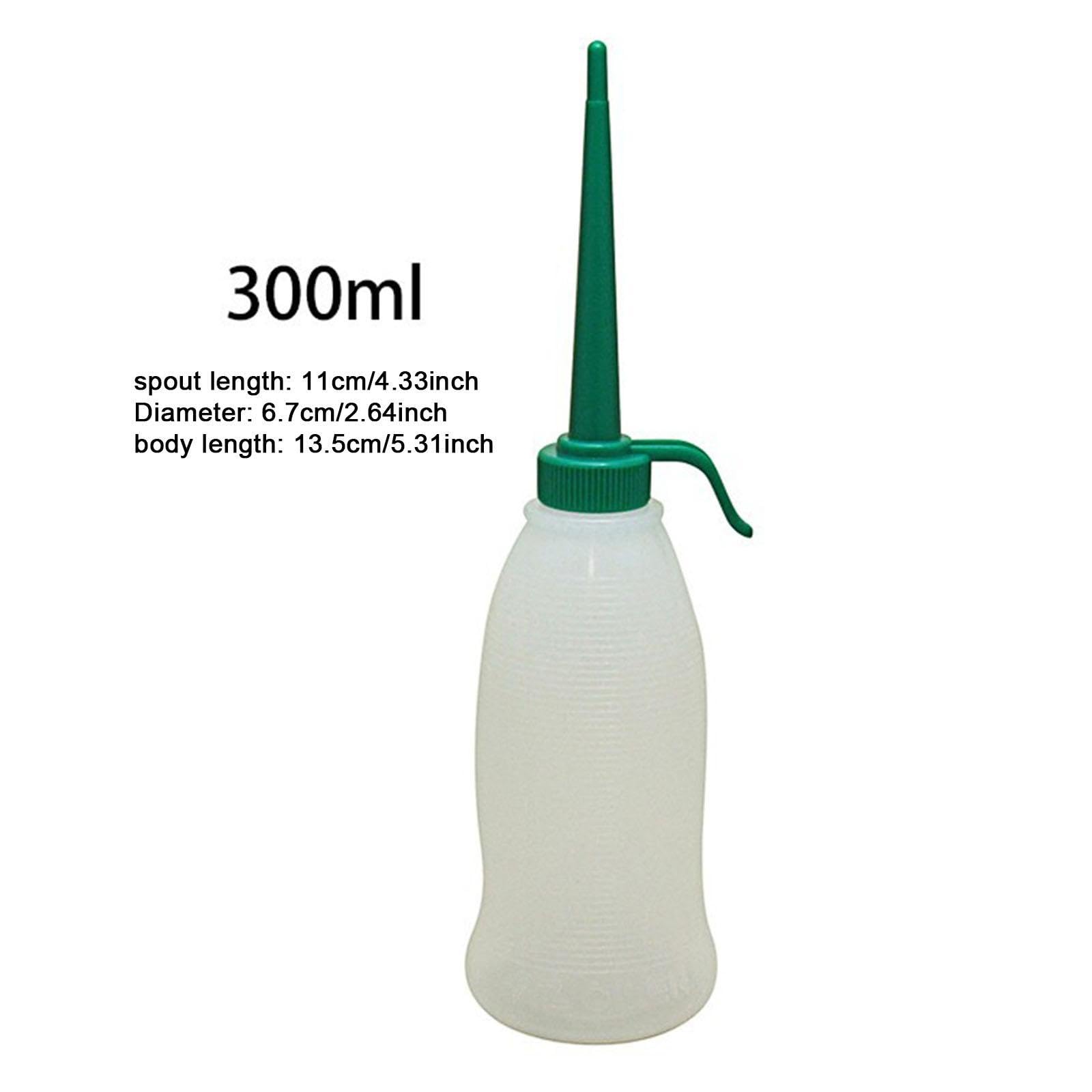 Colaxi Spout Oiler Dropping Tool Dropper Scrapbooking Crafting Oil Container Textile Machinery Screw on Cap Sewing Machine Oil Oiler, 300ml