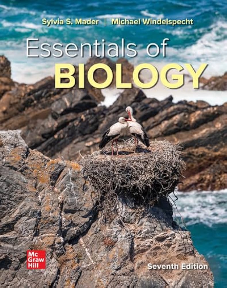 Essentials of Biology Test Bank Cover Essentials of Biology, (Mader, 2023) 7th Edition test bank cover - ISBN 9781264039722