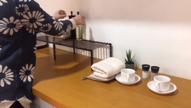 Kitchen Counter Shelf Organizer