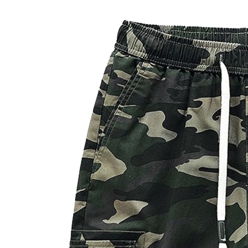 Short de travail décontracté multi-poches avec taille élastique 54