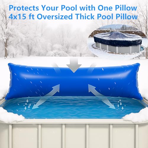 Cojín de aire para cubierta de piscina 4×15 ft resistente al frío miniatura 2