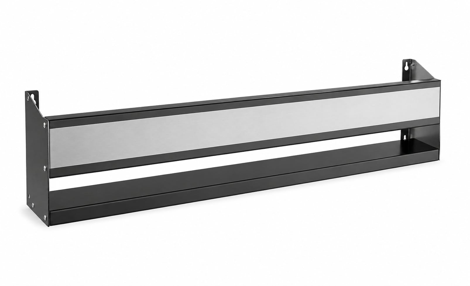 Stainless Steel Single Tier Speed Rail by Glownary – Stainless Steel, Silver, Model 600srs36s