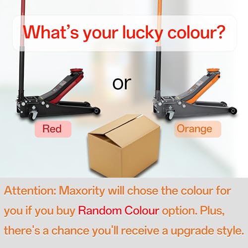 Maxority 3-Ton Dual Piston Hydraulic Floor Jack