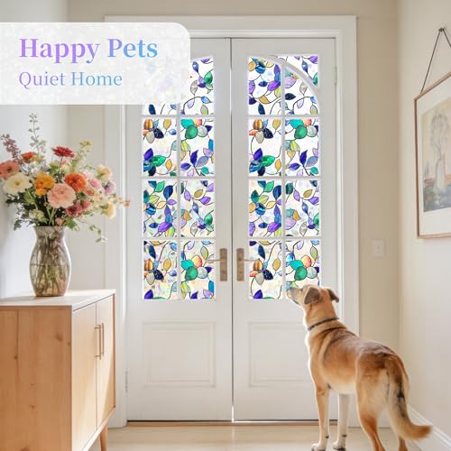 Vinilo decorativo para ventana Finnez efecto arcoíris 17.5 x 78.7 in miniatura 5