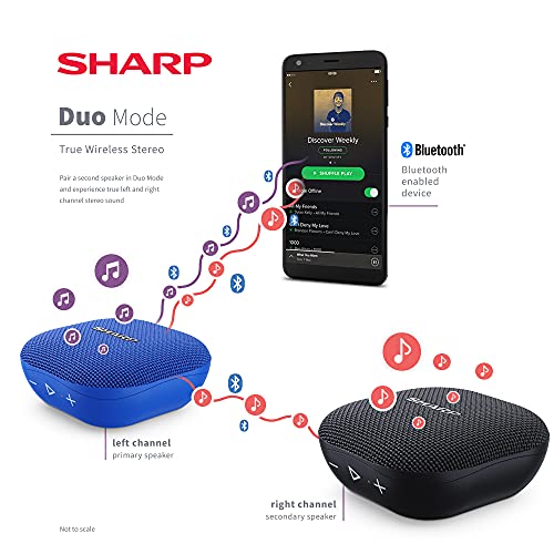 Sharp GX-BT60 (BK) - Altoparlante Bluetooth