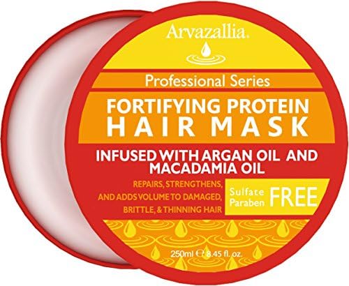 Arvazallia Fortifying Protein Hair Mask For Damaged Hair with Argan Oil
