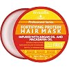 Arvazallia Fortifying Protein Hair Mask and Deep Conditioner with Argan Oil and Macadamia Oil Hair Repair Treatment for Damaged, Brittle, or Thinning Hair – Promotes Natural Hair Growth