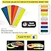 Made from 3 M 4083 Diamond Grade Reflective Tape Outdoor high Visibility Strips Safety Waterproof Conspicuity Strong Adhesive Vehicle Trailer car Trucks Bikes Flu yellow, 0.2inch/5mm x 16.4feet/5m)