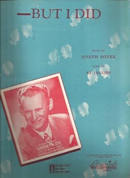 Sheet music But I Did Sammy Kaye Book
