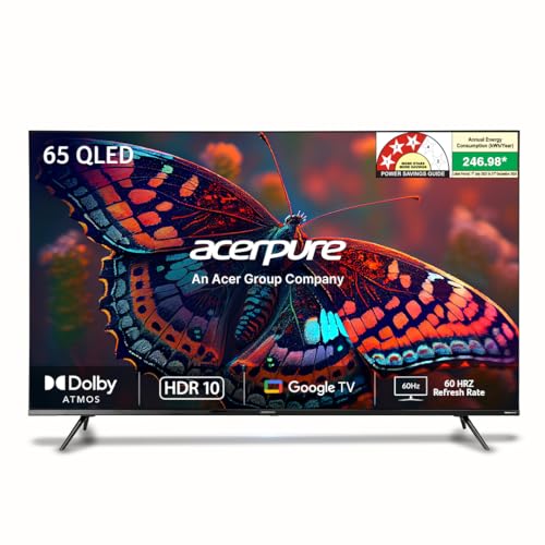 Image of Acerpure 164 cm (65 inch) Elevate Series Ultra HD 4K QLED Smart Google TV AP65UG51QEVTD
