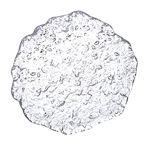 Cabilock Clear Dessert Plate Crystal Desert Plate Glass Salad Bowl Decorative Jewelry Tray For Salad Fruit Vegetable Biscuit Wedding #TOP9