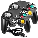 2 Pack iNNEXT Controller, GC NGC Classic Wired Controller Compatible with Wii Wii U Video Game...