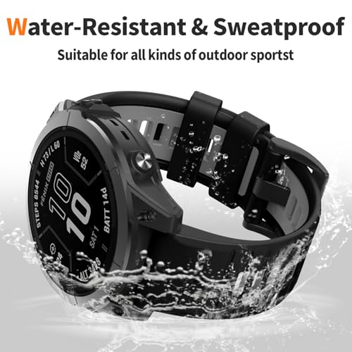 Correa 22mm para Garmin Fenix silicona silicona miniatura 5