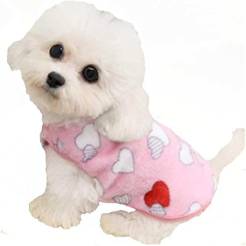 ANIAC Ropa de conejo para conejos, chaleco cálido de gatito, camisa de forro polar XXXS para perro, camiseta acogedora para conejito, conejillo de