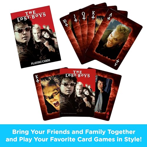 Baraja The Lost Boys Poker Estándar con Diseño Vampiro miniatura 2