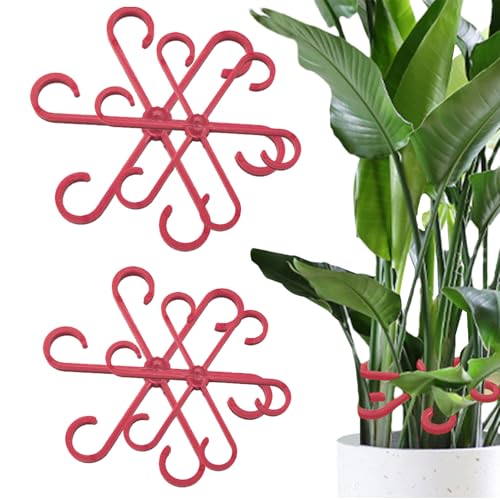 4 soportes para plantas trepadoras de interior, soportes PPPlant para plantas de interior, soportes para tallos de plantas para soportes de escalada monarca y flores de taro, hortensias de tomate