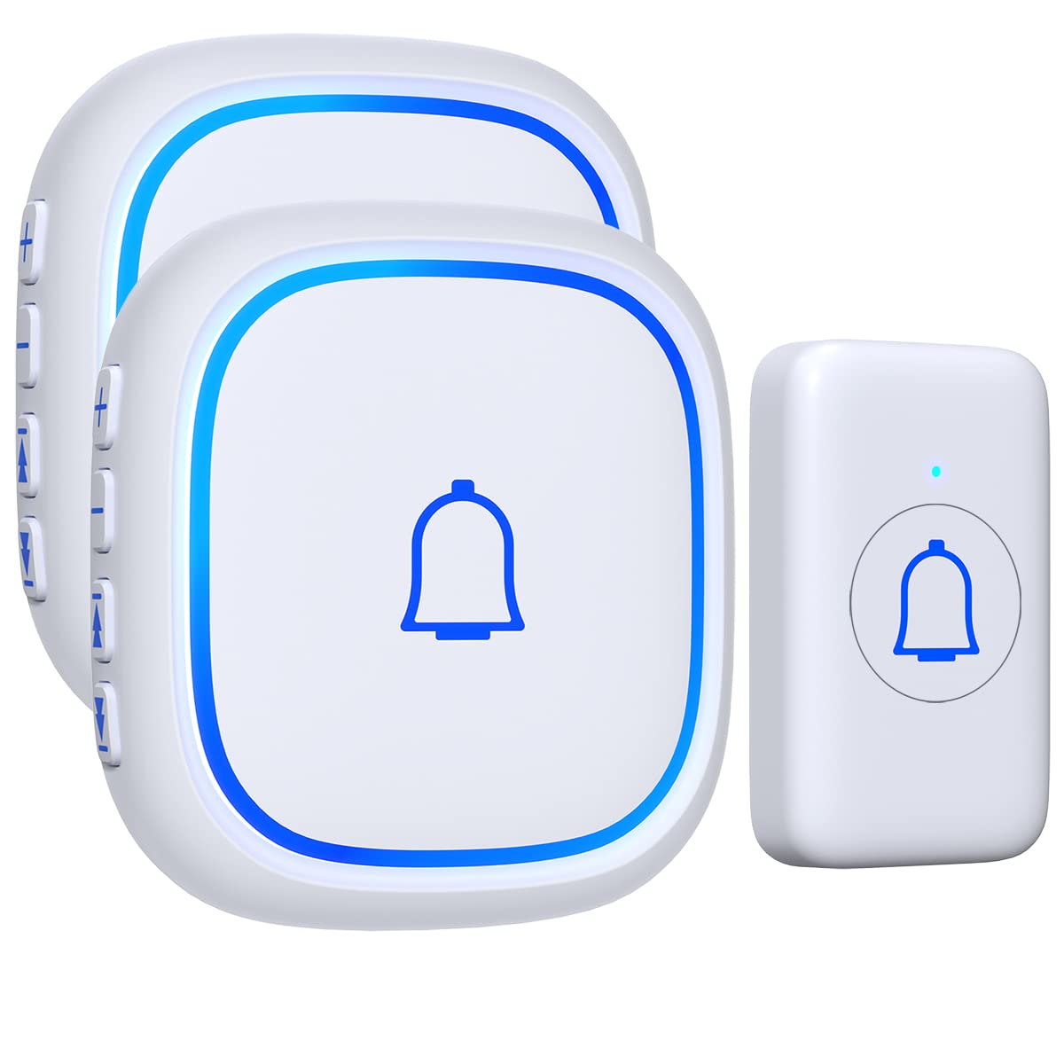 Sonnette sans fil 2 récepteurs LetsWill kit de sonnette pour maison