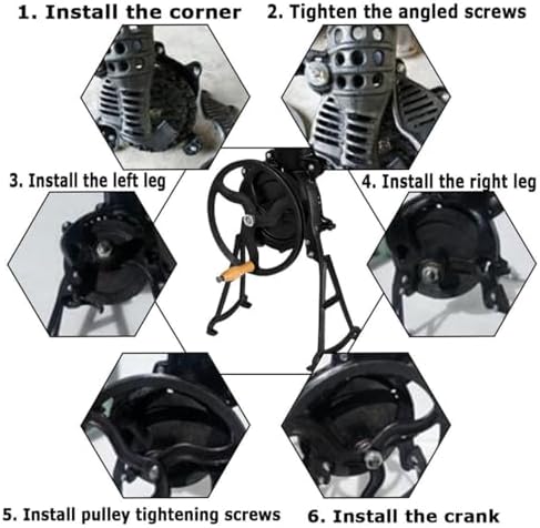 Heavy Duty Manual Corn Thresher, 40-60kg/h Corn Sheller with Wooden Handle, 98% Threshing Rate, Efficient Corn Stripping Machine, Durable Corn Shucker Tool