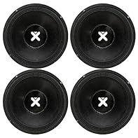 Set of four robust Vonyx SPSL10 speaker drivers delivering up to 2000W peak power (500W each driver), ideal for revitalising speaker cabinets or creating your own custom DIY audio projects. Featuring 10-inch chassis with 8 Ohm impedance, these driver...