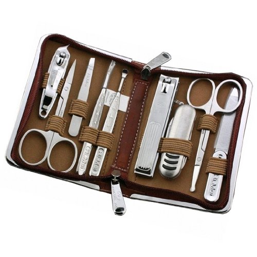 Rimei 9 in 1 Full-function nail clipper Nail Care Personal Manicure & Pedicure Set, Travel & Grooming Kit