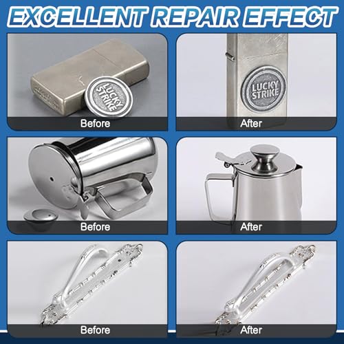 Metal Glue 30 g, Super Glue for Metal, Instant Clear Adhesive for Steel, Zinc, Aluminum, DIY and More, Waterproof, Heat-Resistant, with Anti-Clog Cap - Image 3