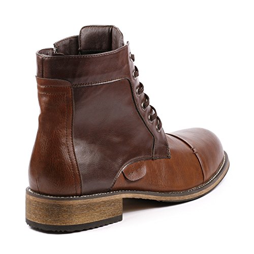 Metrocharm MC004 Men's Lace Up Cap Toe Formal Dress Casual Fashion Boots3