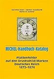 brustschildmarken  MICHEL-Handbuch-Katalog Plattenfehler: auf den Brustschild-Marken Deutsches Reich 1872-1874