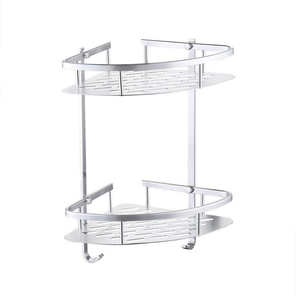 Estantes de baño exquisitos Toallero Espacio Estante de baño de Aluminio Ducha Cosmética Accesorios de baño Organizador de Almacenamiento Titular de Rack/a