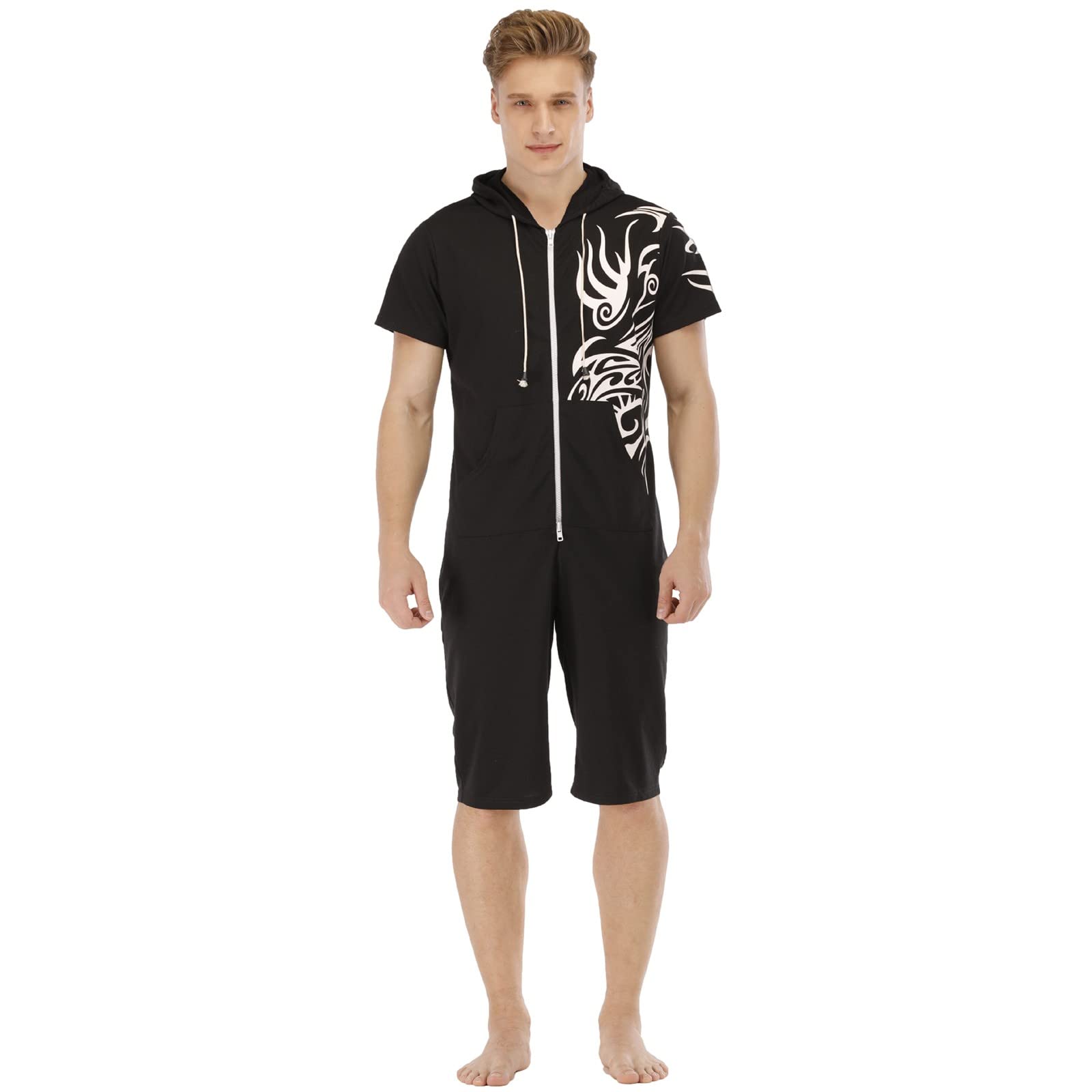 Combinaison homme coton stretch extensible et zip pratique
