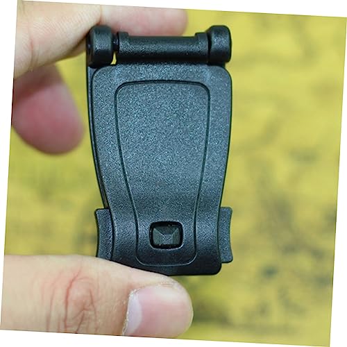 Hebillas POM negras para mochila y clips de plástico resistentes UKCOCO 7