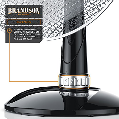 Tischventilator Brandson 40 cm für Zuhause und Büro