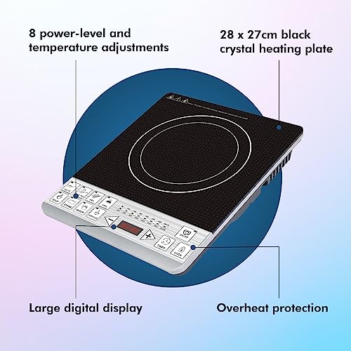 image for Healthy Choice 2000W Induction Cooktop Stove - Powerful Electric Singl