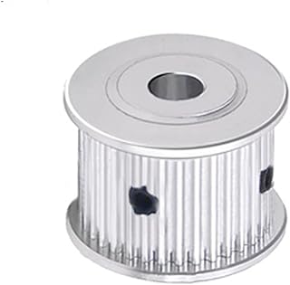 Xianglaa-Timing Pulley 2GT/GT2 Timing Pulley 25T, Bore 4/5/6mm, for 6/9/10mm Width Belt, AF Type, Synchronous Wheel On Both Sides (Size : Bore 5mm, Width : Belt Width 10mm)