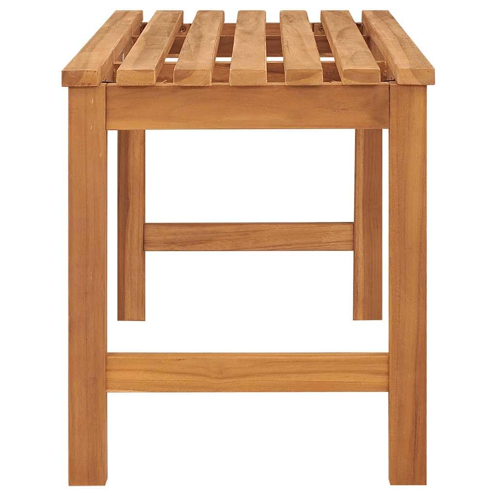 vidaXL Panchina da Giardino 114 cm in Legno Massello di Teak