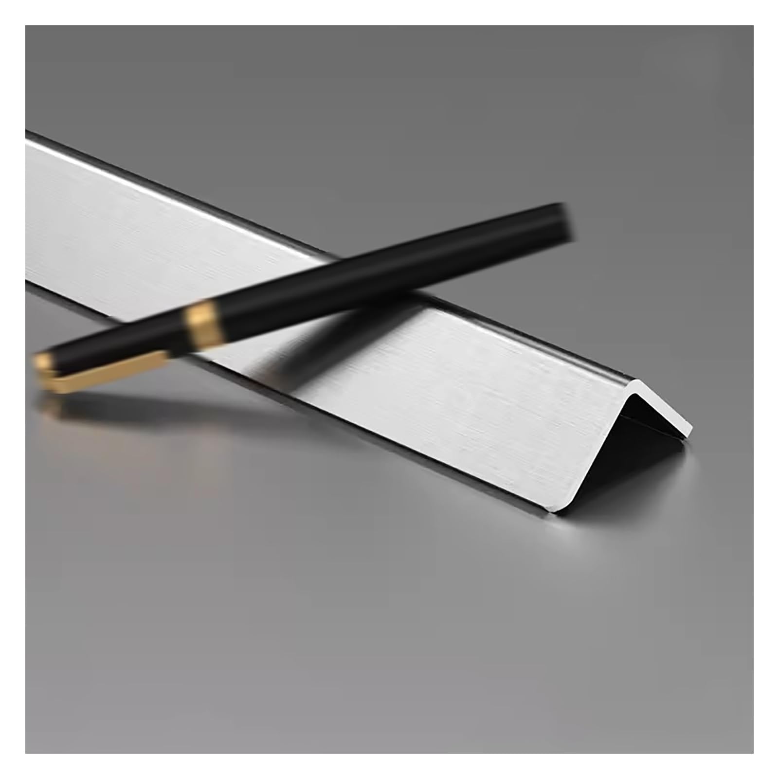 Wall Corner Protector Self Adhesive, Furniture Edge Trims, PVC Edge Protection Strips, Self-adhesive Corner Edge Banding, Safety Edges and Corner Protectors(Silver,3.6x120cm/1.4x47in)