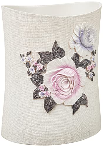 Popular Bath Waste Basket, Michelle Collection, 10x8, Lilac