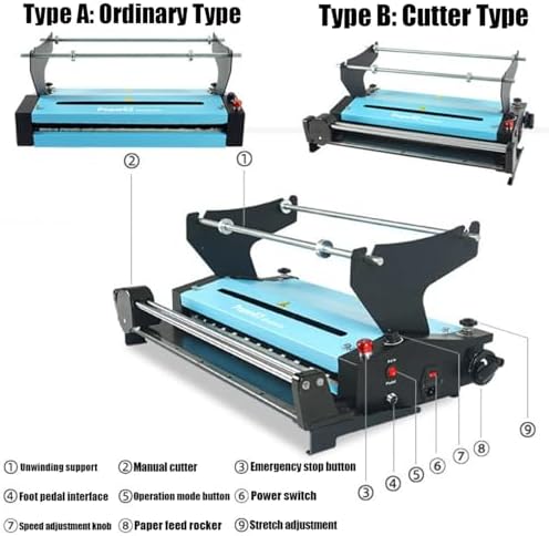 Automatic Honeycomb Packing Paper Roll Dispenser, Adjustable Speed & Stretch, 2 Modes for Efficient Packaging, Ideal for E-Commerce Shipping & Storage Solutions