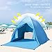 Kany Portable Pop Up Beach Tent, Outdoor Automatic Instant Tent Sun Shelter Anti-UV Cabana Shade Waterproof Family Tent for Camping Fishing Hiking or Picnic