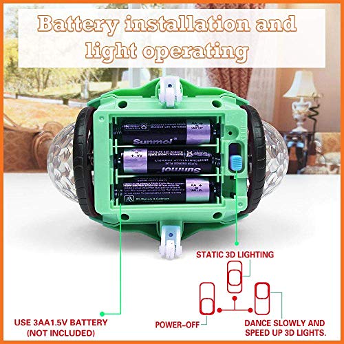 Image of Negi 360 Degree Rotating Musical Dancing Girl Doll Activity Play Center Toy with Flashing Lights and Bump and Go Action for Kids