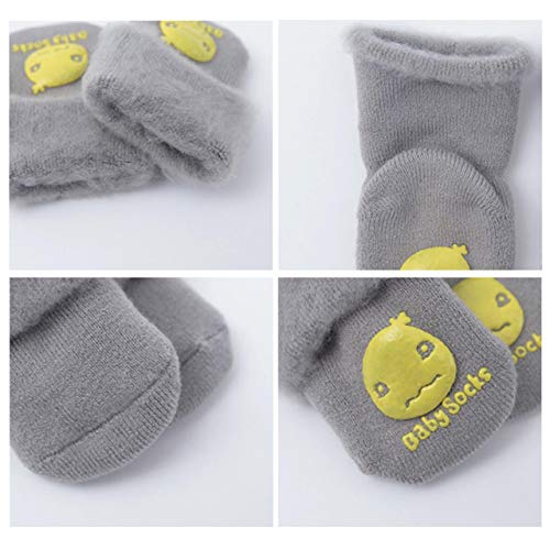 DEBAIJIA 3 Pairs Baby Extra Dikke Winter Sokken Warme Fluffy Fleece 0-12 Maanden Meisjes Pasgeboren Antislip Zachte… - Image 6
