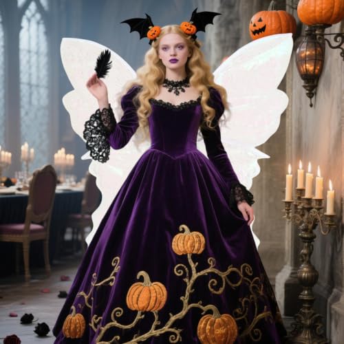 Alas de ángel para cosplay de Halloween y disfraz de hada mariposa infantil 3