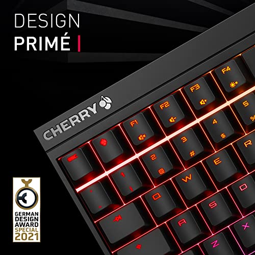 Miniatura 3 de Cherry MX 2.0S, Teclado Mecánico de Gaming con Iluminación RGB, Distribución de Teclado Alemán (QWERTZ), con Cable, Diseñado en Alemania, Switches MX Brown, Blanco