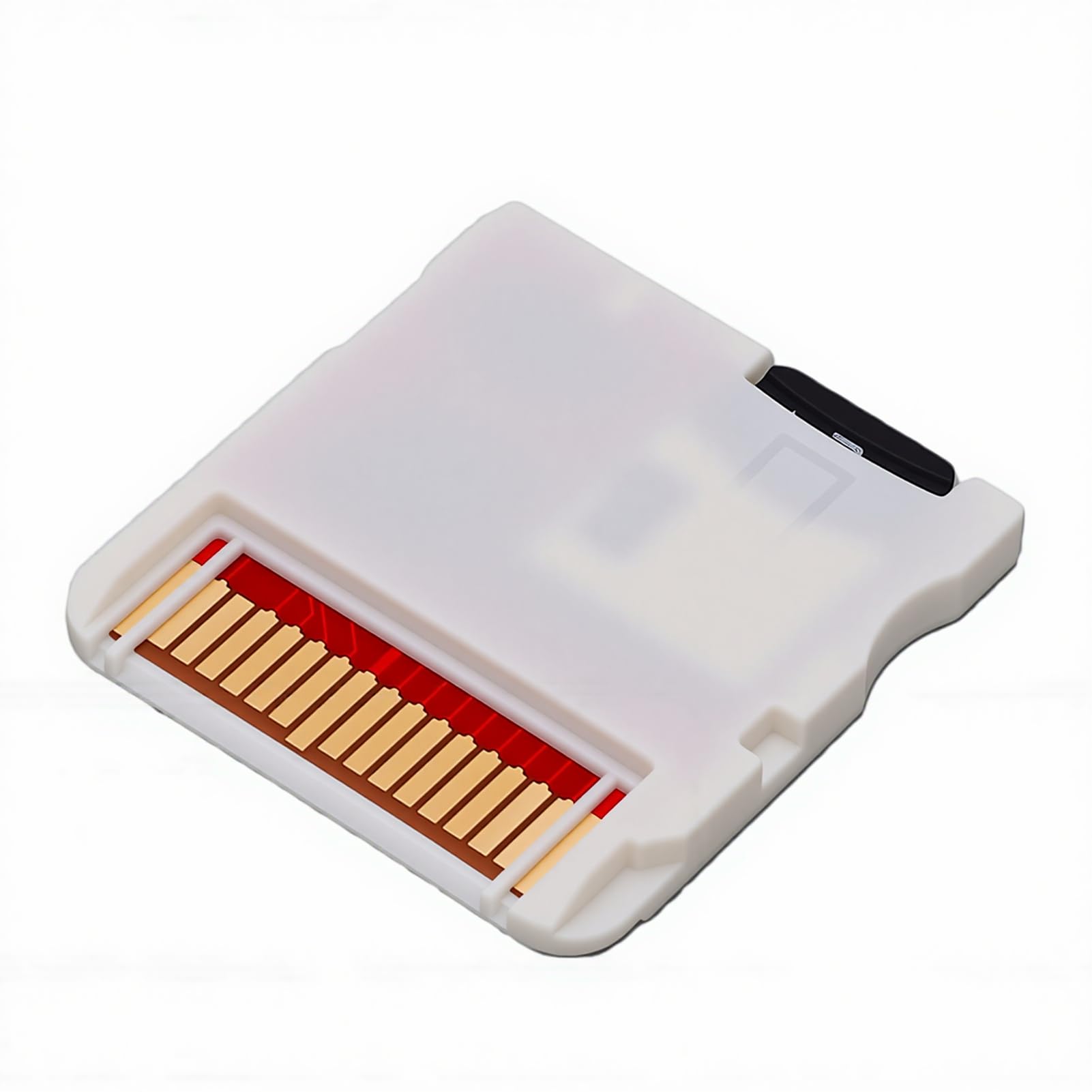 Annadue Scheda Flash per Videogiochi per Console di Gioco 2DS 3DS, Scheda di Memoria Flash Personalizzabile con Memoria Integrata da 64 GB, Cartuccia di Gioco per Giochi (WHITE)