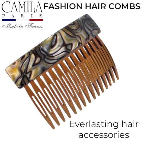 Image of Camila Paris CP3767 Hair Side Comb, 3 inch Small French Twist Hair Combs Clips